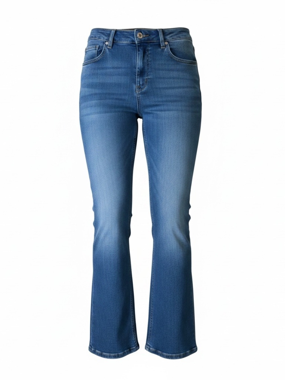 Lee Women’s Size 8 Bootcut Jeans Mid Rise Medium Wash Stretch Denim 29 Inseam